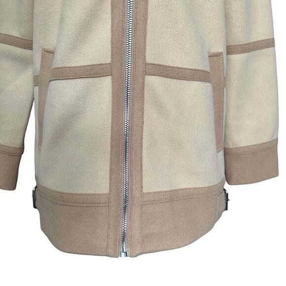 Bagatelle NYC Mixed Media Moto Jacket Faux Fur Collar - Picture 12 of 15